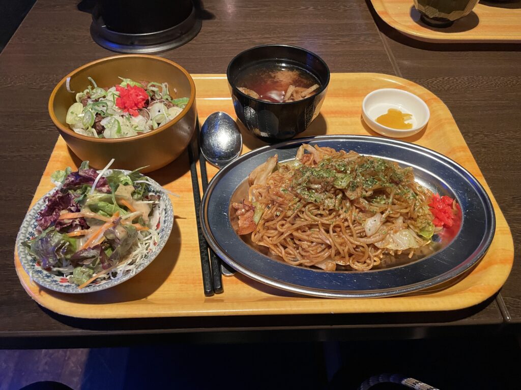 焼きそば定食