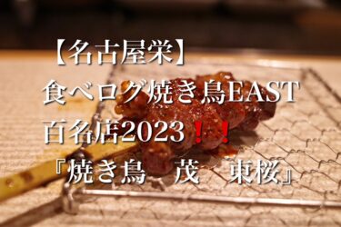 【名古屋栄】食べログ焼き鳥EAST百名店2023にも選出！！＜焼き鳥　茂　東桜＞