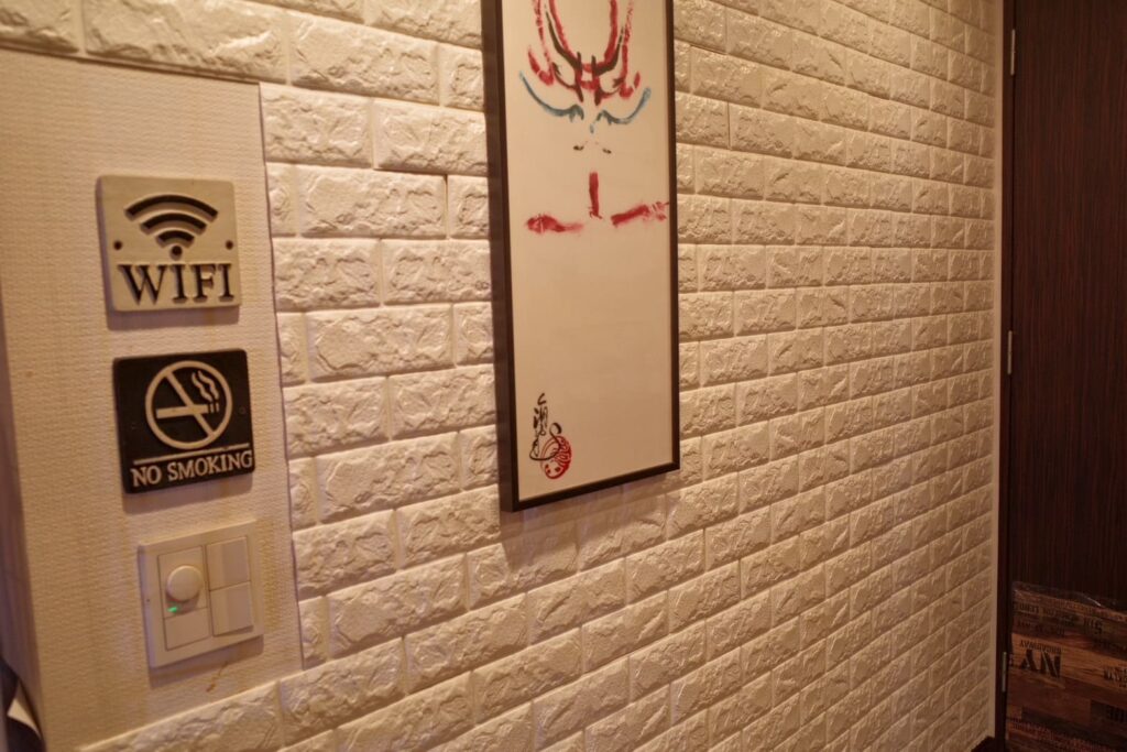 クロスと歌舞伎の絵画
